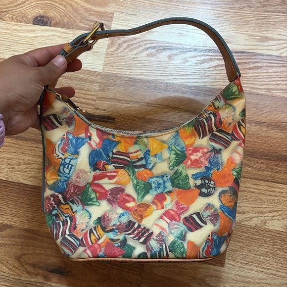 Dooney & Bourke Vintage Y2k Candy Mini Shoulder Hobo Bag - Picture 3 of 11